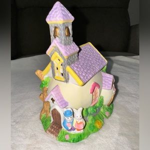 Cottontale Cottages Church #407-0942 Egg Shaped Easter Village